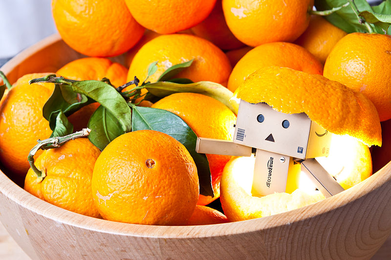 basket of oranges with amazon robot - boost immunity this winter