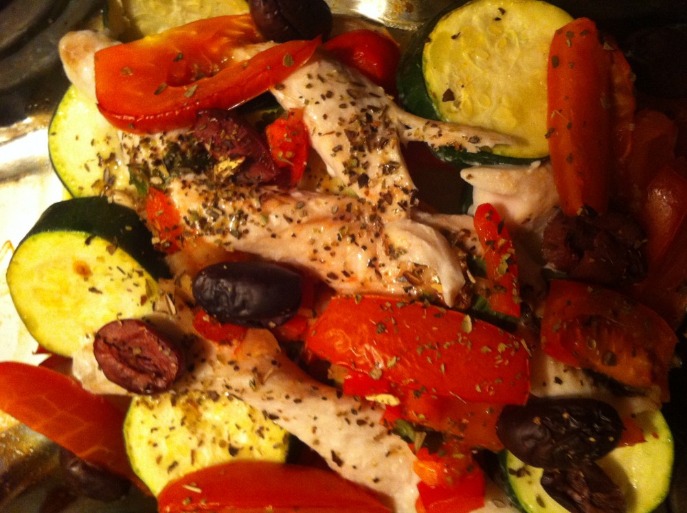 baked flathead provencale