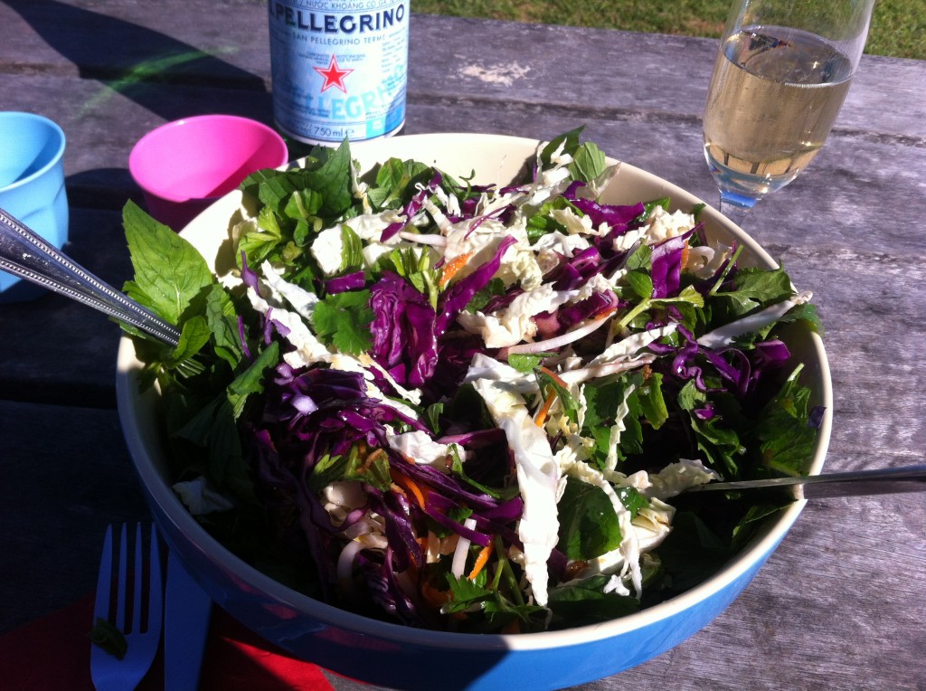 asian cabbage salad mixed