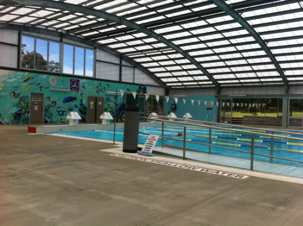 swimming laps at the pool - Pambula Beach aquatic centre