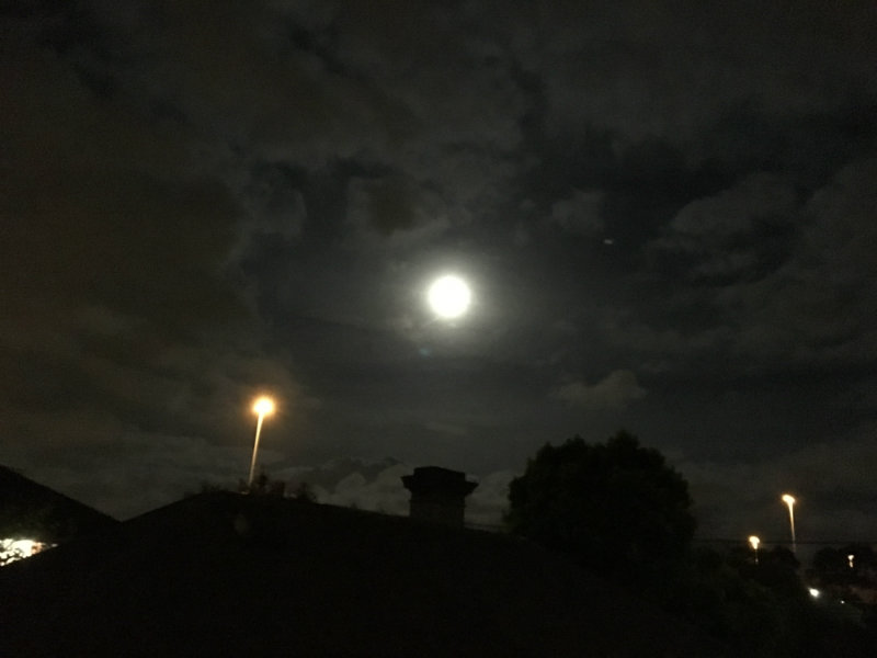 under a perigee moon - Supermoon