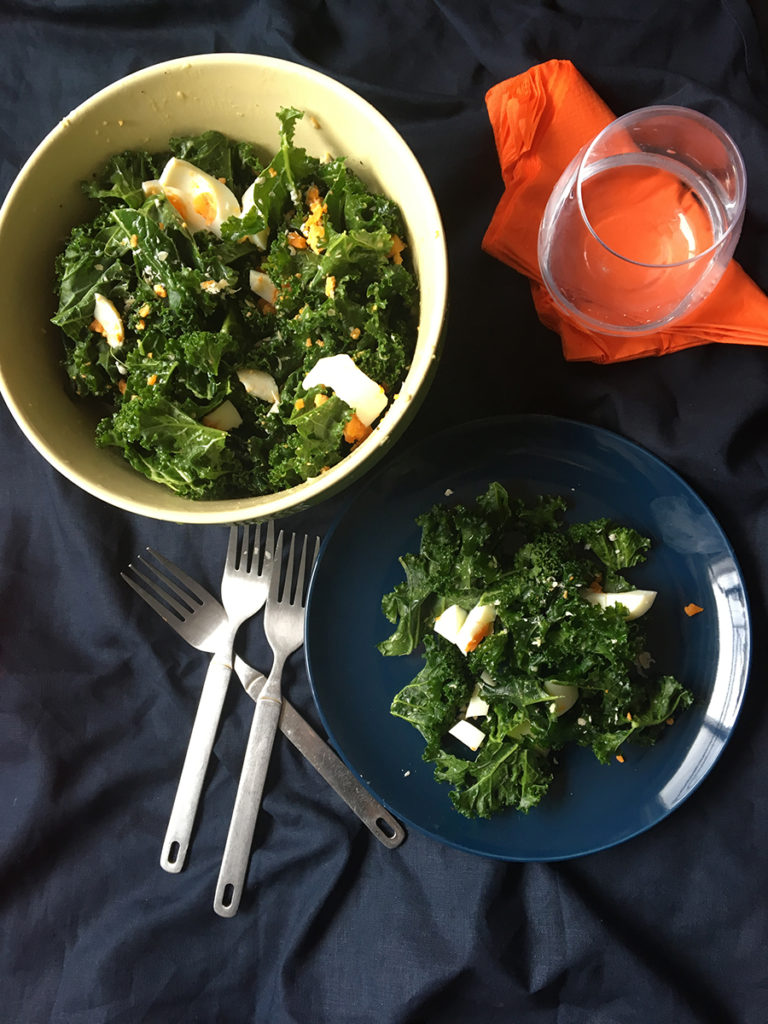 kale ceasar salad for healthy winter meals plans