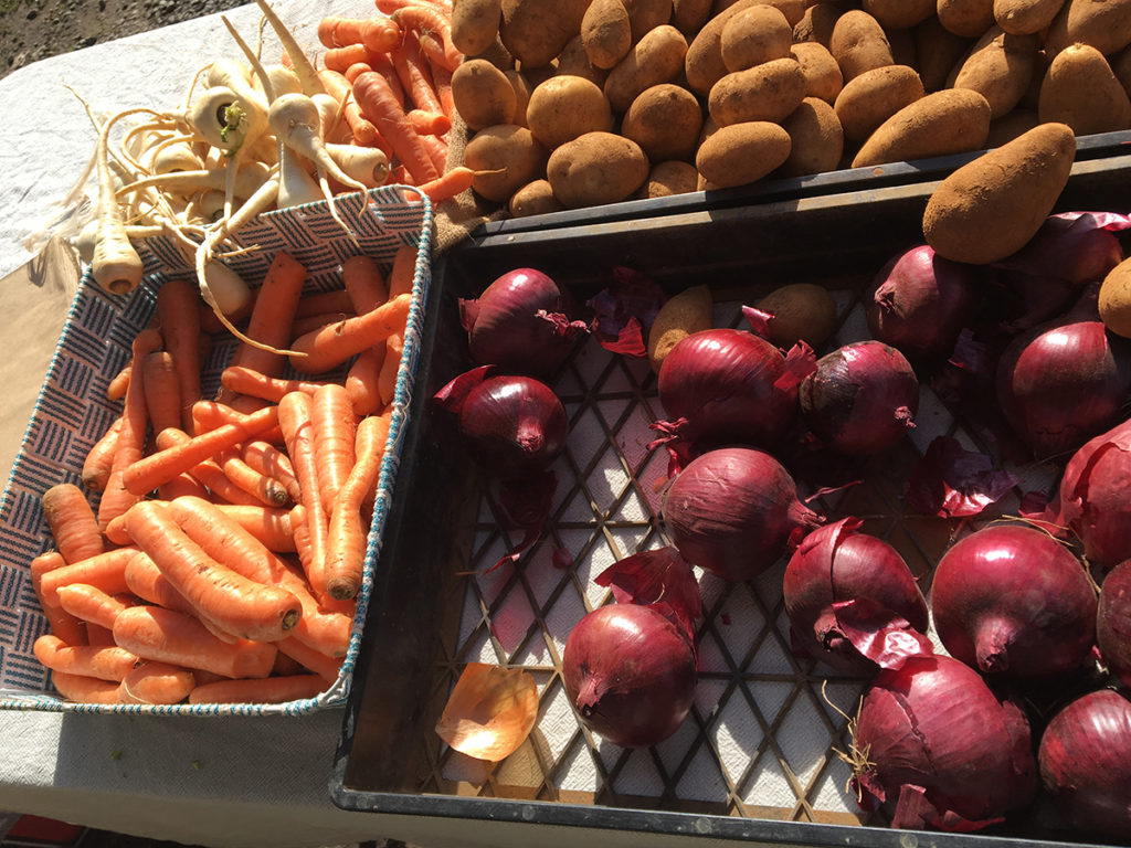 vegetarian grocery list - farmer's market