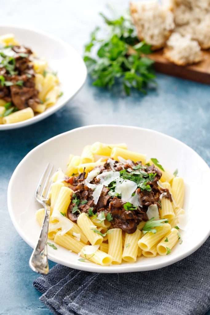 best winter recipes - mushroom ragout on a winter's night