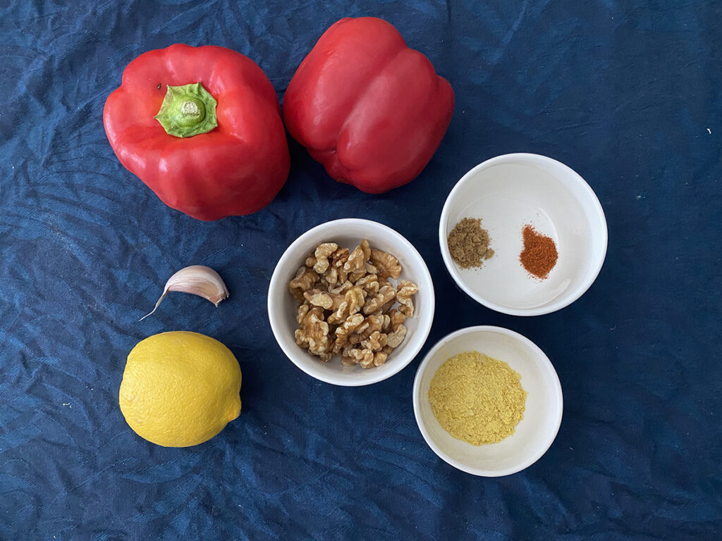 spicy capsicum dip ingredients