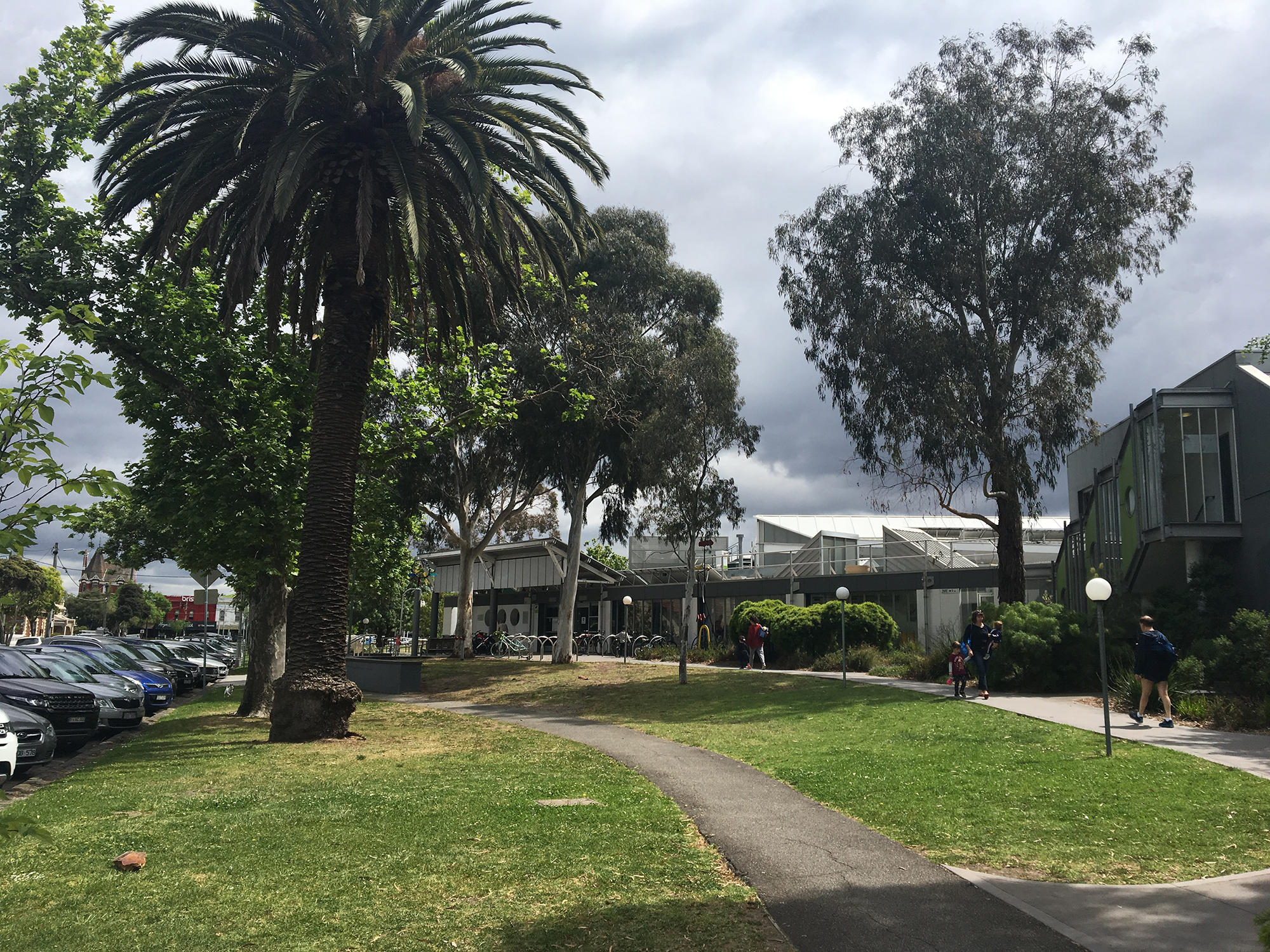 view towards collingwood leisure centre