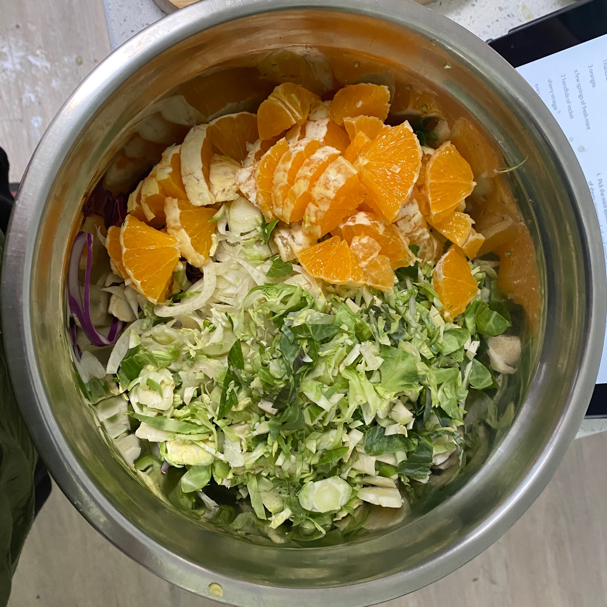 how to make salads that last all week - easy make ahead salads - fennel and orange salad