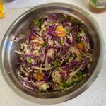 how to make salads that last all week - easy make ahead salads - fennel and orange salad with cabbage and brussels sprouts