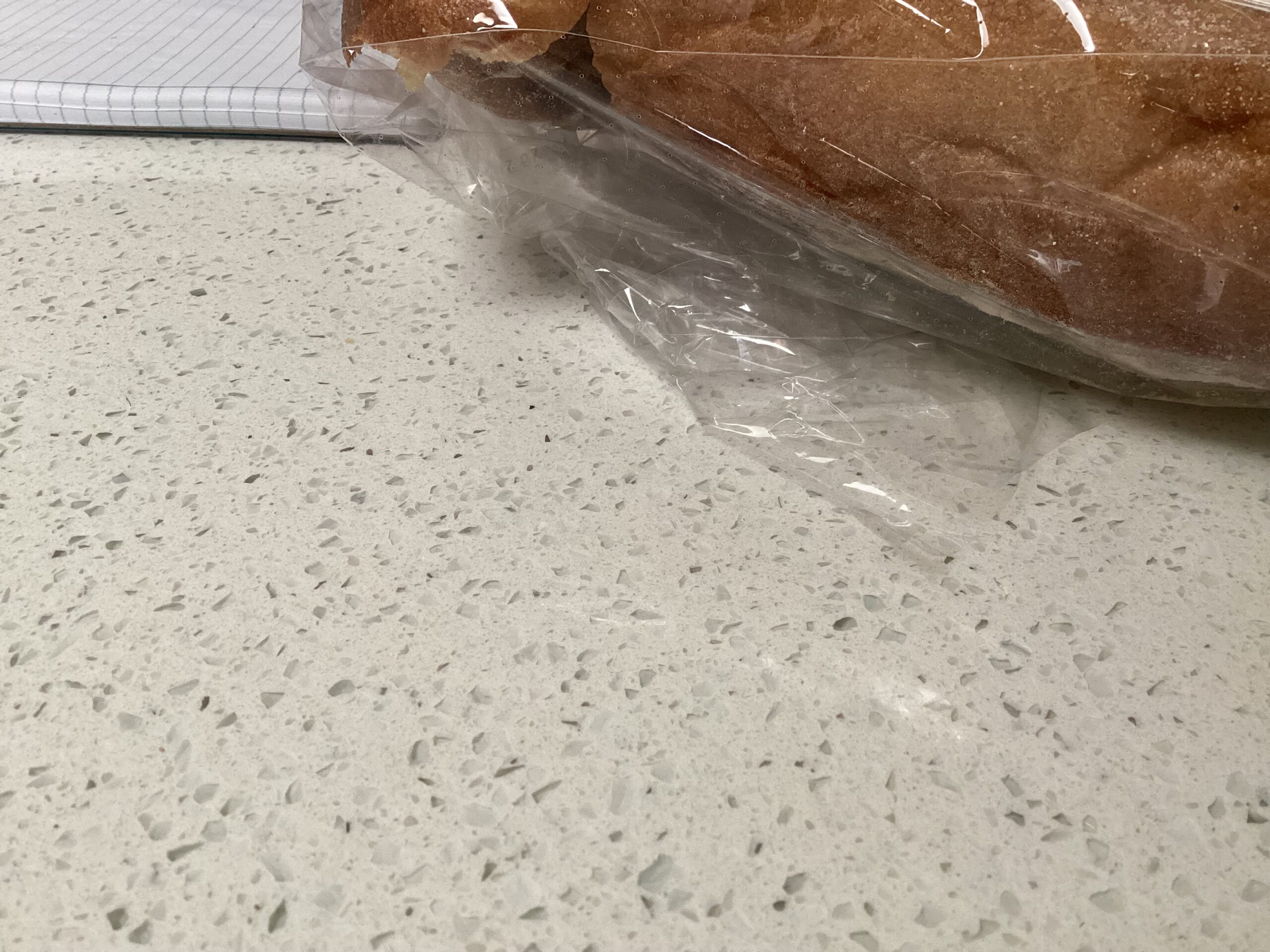 Sly shot of uneaten bread at my clients’ kitchen