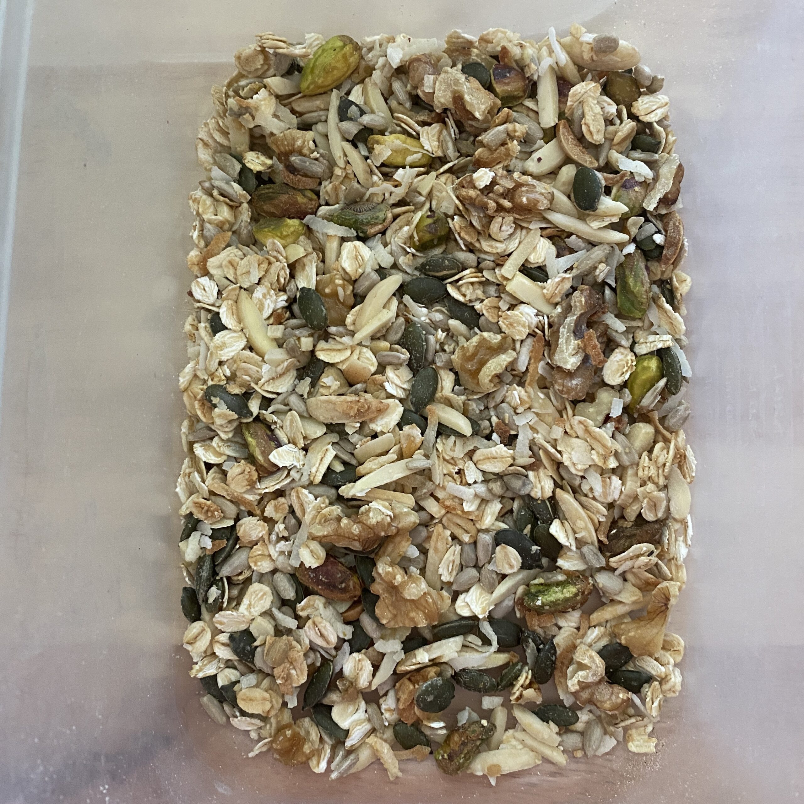 low carb muesli with nuts and seeds