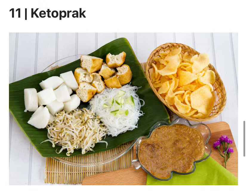 ketoprak - indonesian cusine