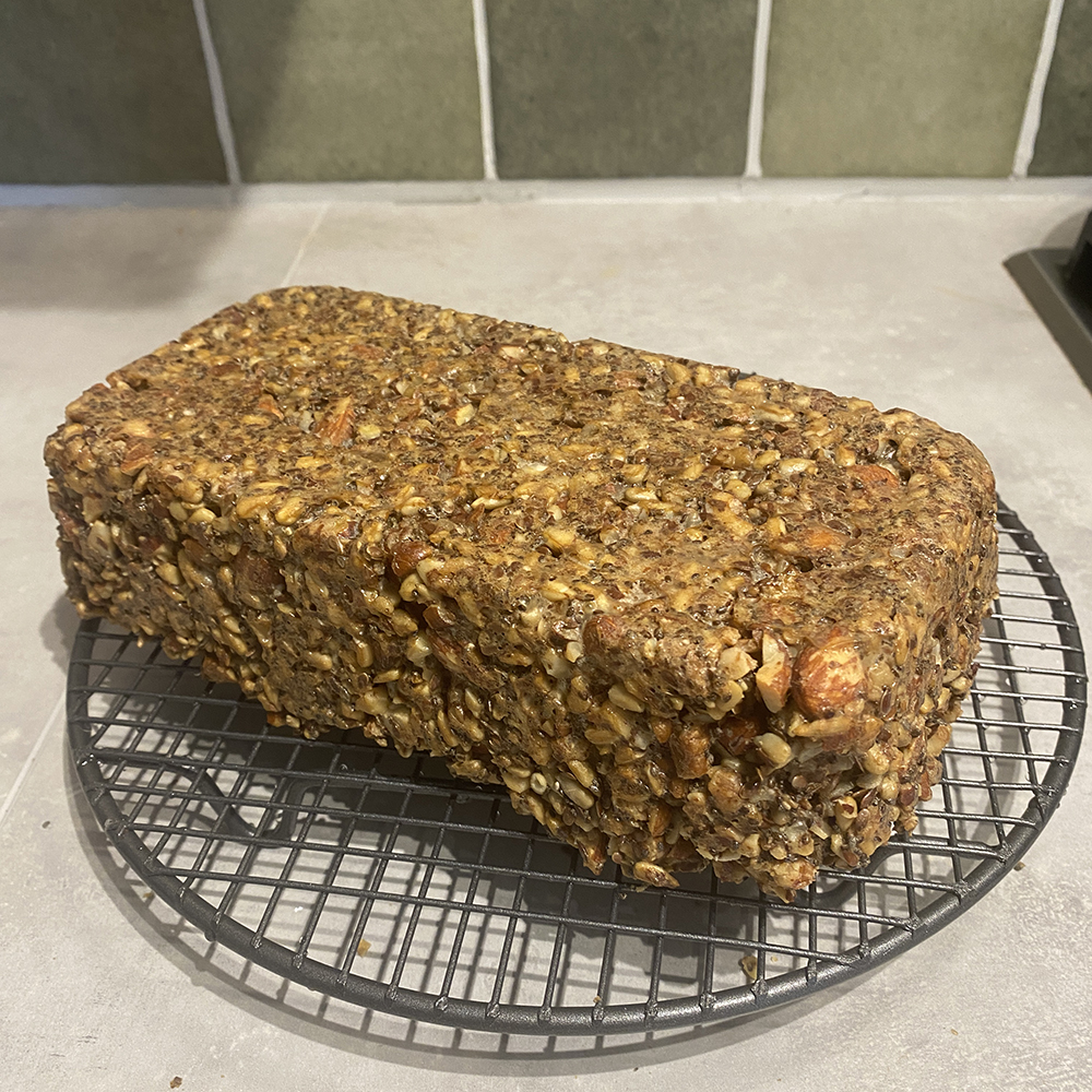 nut bread loaf