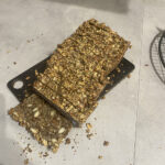 sliced loaf of nut and seed bread