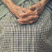 eating for longevity - what would ally do? - an elderly woman's hands in her skirt